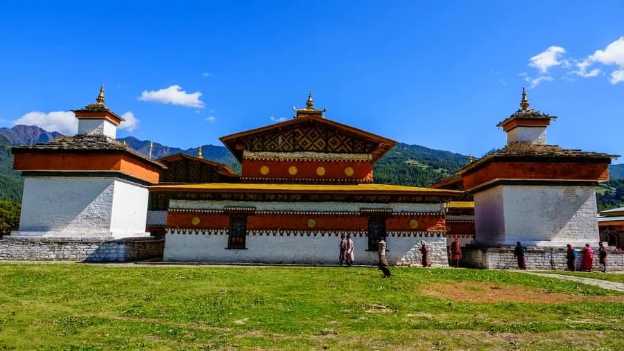 Jambay Lhakhang in Bumthang, where the fire blessing is held each winter